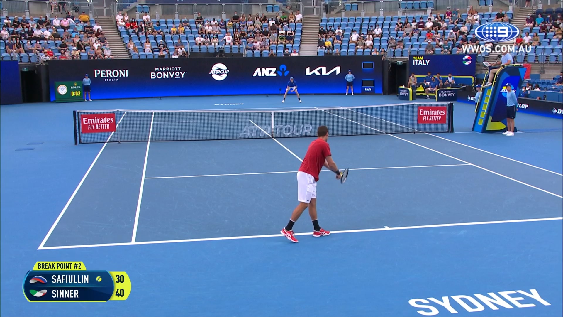 Atp Tennis Atp Cup Channel Video: Roman Safiullin Vs Jannik Sinner