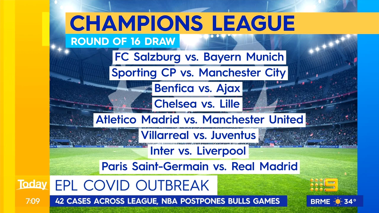 League Knockout Phase Champions League Draw What Channel Draw Uefa