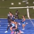 Jake Doran won the 2022 Australian 100m title with a dominating victory in Sydney.