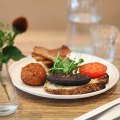 The British breakfast served at Cobb Lane bakery and cafe in Yarraville.