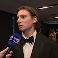 Fremantle players attend a satellite event at Optus Stadium for the Brownlow Medal.
