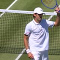Australia's Alex de Minaur overcomes Frenchman Adrian Mannarino to reach the third round at Wimbledon.