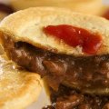 Meat pies are less than a third meat.