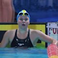 Sienna Toohey, the 17-year-old breaststroke sensation from Albury, wins the women's 100-metre breaststroke final at the 2026 Australian open-age swimming championships.