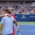 Alexander Blockz is forced to retire from his US Open quarter final against Karen Khachanov.