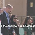 Prince William has dodged questions about Andrew Mountbatten-Windsor and Jeffery Epstein while in Saudi Arabia.