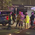 A police chase in Sydney’s north-west has ended when a Jeep allegedly speeding crashed into another car.