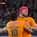 The Wallabies claim a miraculous four-point victory after four cards.