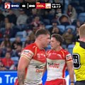 Morgan Knowles is sent to the sin bin for a hip drop.