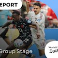 Canada has won its first match at a World Cup, and it was chaotic. Six goals were scored, two players were red carded, and one player stretchered off.