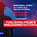 A man has been charged after being accused of faking injuries from the Bondi terror attack to claim compensation.