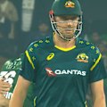 Cameron Green vents his frustration after being dismissed in a T20 clash with Pakistan.