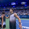 Ben Shelton vs Carlos Alcaraz highlights from their US Open quarter final marathon.