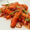 Smoked carrots with chilli and peanuts at The Independent.