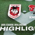 St George Illawarra Dragons host the Newcastle Knights in Round 10 of the 2026 NRL Premiership at WIN Stadium, Wollongong.