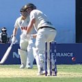 Marnus Labuschange is left in disbelief as he is dismissed by Bangladesh bowler Shoriful Islam.