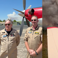 Australian pilots deployed by Adelaide company Aerotech Group are fighting wildfires near Bordeaux in France.