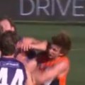 Lachie Whitfield is ruled out of the Giants' game against Fremantle after suffering a concussion on the stroke of half-time.