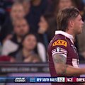 Cameron Munster was fuming after being called of the Origin field after a HIA call was enforced for the Maroons player. 