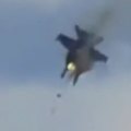 Two fighter jets collided in a shocking spectacle at a US air show.