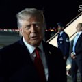 U.S. President Donald Trump says the pilots of a helicopter that crashed around the Strait of Hormuz are “fine." Trump spoke to journalists late Monday after watching the NBA Finals in New York while at John F. Kennedy International Airport.