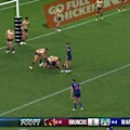 Warriors playmaker Chanel Harris-Tavita goes over far too easily during his side's 40-6 mauling of the Broncos. In the aftermath, rugby league Immortal Andrew Johns described the effort shown by Brisbane as 