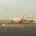 A Jetstar plane has been forced to make an abrupt stop on the tarmac at Sydney Airport after a near miss with another aircraft.