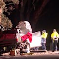 Three people have died in a multi-vehicle crash in Ledcourt in north-western Victoria.