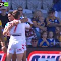 Departing winger Tyrell Sloan scores a brilliant try for the Dragons in their round 27 clash with the Eels.