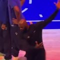 Basketball icon LeBron James causes a stir with his actions during the American national anthem before an NBA game.