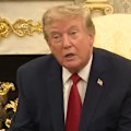Donald Trump has avoided answering a question about his relationship with staffer Natalie Harp.