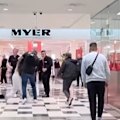 A brawl erupted at a shopping centre in Bankstown, Sydney, after two women were approached by a loss prevention officer.