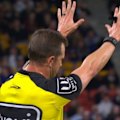 Reece Walsh and Jermaine McEwen are both sin binned after a wild melee during Brisbane's clash with the Knights.