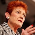 The One Nation leader has gone on the offensive when questioned whether she helped her daughter get a job with a Tasmanian One Nation senator.