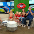 The son of Swans great Barry Hall talks on Nine's Today about his celebration at the qualifying final that went viral.