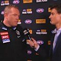 Collingwood's Justin Leppitsch speaks on the Jayden Short trade falling over.