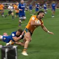 Wallabies fullback Tom Wright torches Italy in a rampant start by the home team.