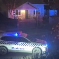 A police officer was trapped inside a car after the driver allegedly took off in Melbourne.