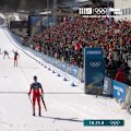 Skiing legend Johannes Klaebo wins the men's cross-country team sprint with Einar Hedegart to claim his fifth gold medal at Milano Cortina, the equal most golds at a Winter Olympic Games.