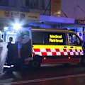 A 50-year-old man was treated at the scene in Hurstville before being rushed to hospital in a critical condition following an alleged assault outside a bar