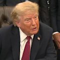 Donald Trump has scolded a reporter in the White House when she asked him if he considered using a nuclear weapon against Iran.