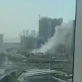 Smoke has been seen rising from the Crowne Plaza Hotel Complex in Bahrain following Iranian strikes.