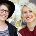 Michelle Kresojevic (right) and Polly Scott at Kepos St Kitchen in Redfern.