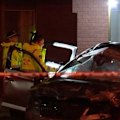 At least one person has died overnight in a Melbourne road crash involving four vehicles.