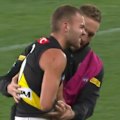 Three Richmond players have suffered injuries against North Melbourne.