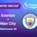  Watch the goals and big moments from Manchester City's visit to Hill Dickinson Stadium to face Everton in Premier League Matchweek 35 action.