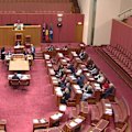 The Labor government's private health rebate cut has been dumped by the Senate.