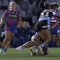 Annessa Biddle is sent to the sin bin for a dangerous tackle as the NRLW season kicks off.