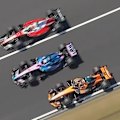 Oscar Piastri was overtaken by two cars at the end of the main straight in the closing minutes of opening practice for the Japanese Grand Prix
