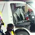A driver in south-west Sydney had to be freed from his car after crashing at Picnic Point last night.